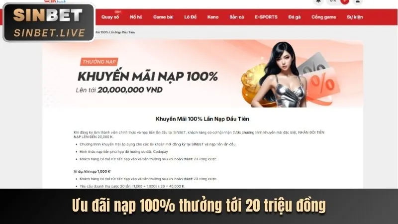 Thưởng nạp tiền hàng ngày fly88